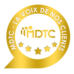 Badge la voix de nos clients, un module spécialisé dans les avis du domaine de la satisfaction Client.