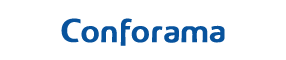 Logo de l'entreprise Conforama destiné à montrer qui sont nos clients dans le domaine de la Satisfaction Client.